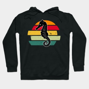 Retro Hippocampe sunset Hoodie